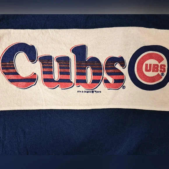 Chicago Cubs Tank Top with Glitter Ladies Sz L - Picture 5 of 5